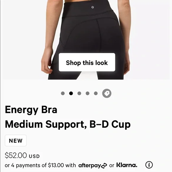 Lululemon Energy Bra Size 8 - Picture 7 of 7